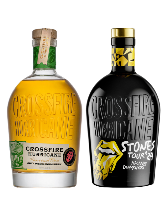 Crossfire Hurricane Rum Limited Edition Hackney Diamonds Gift Set